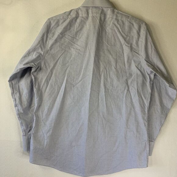 Brooks Brothers Shirt Men 16.5-4/5 Blue Check Cotton Button Up Casual Work Corp - Picture 2 of 9